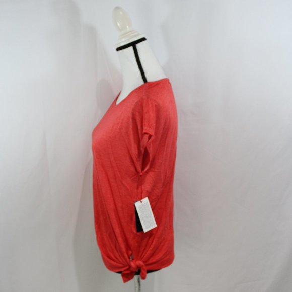 Tommy Hilfiger Sport Red Side Tie Athletic Top NWT - Picture 4 of 5
